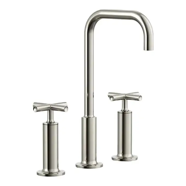 Purist Widespread Bathroom Sink Faucet with Cross Handles, 1.2 Gpm
