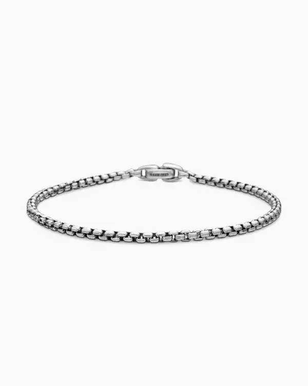 David Yurman | Box Chain Bracelet in Sterling Silver, 2.7mm