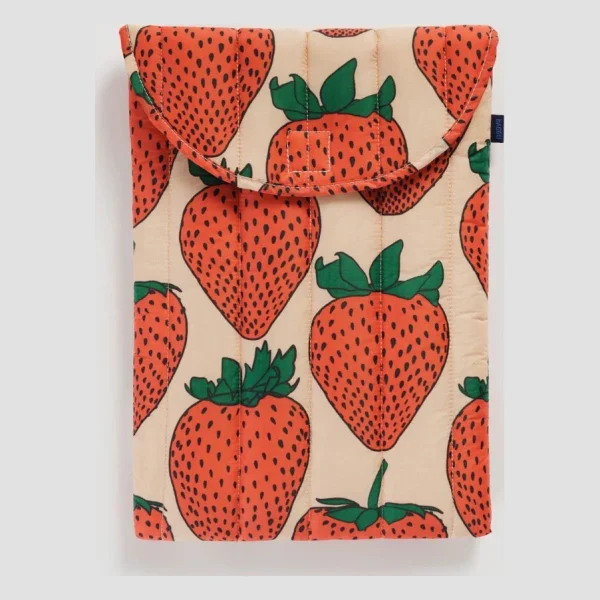 Puffy Laptop Sleeve 16" - Strawberry