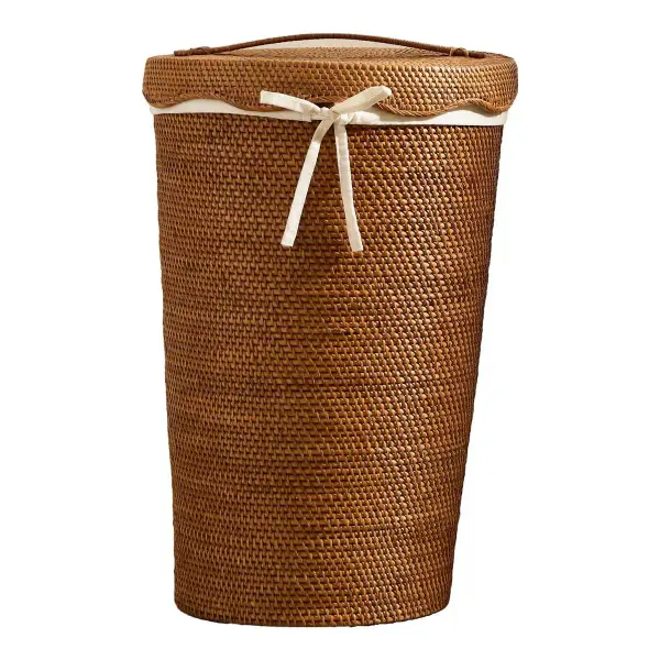Tyna Rattan Lidded Hamper