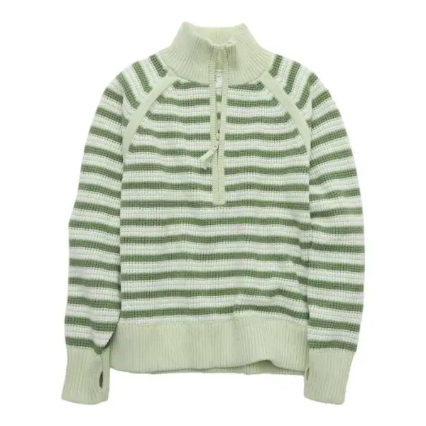 OFFLINE By Aerie Cool Down Quarter Zip Waffle Sweater