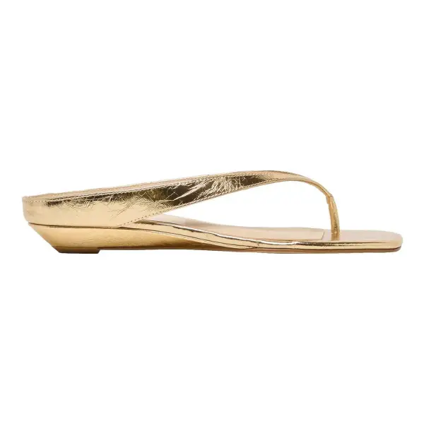 Gizel Sandals Crinkle Patent