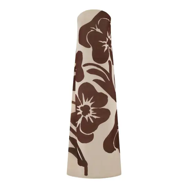 Amaya Strapless Chiffon Maxi Dress