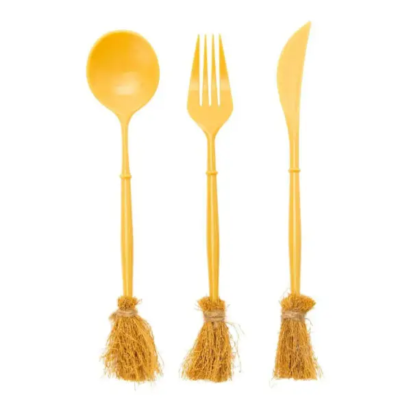 Witch Broomstick Halloween Cutlery