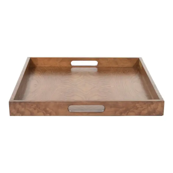 Burled Wood Tray
