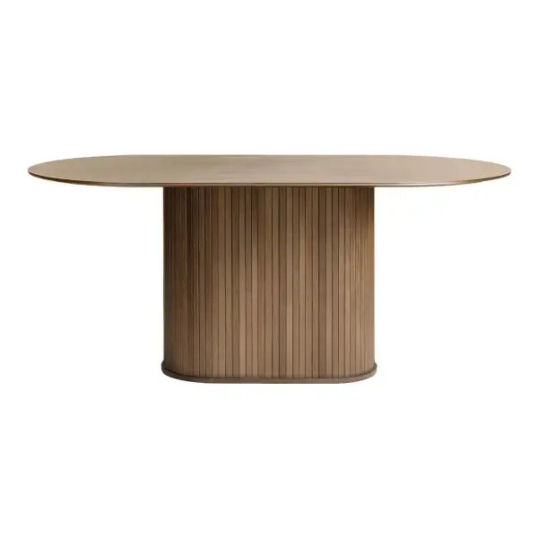 Iris Oak Oval Dining Table