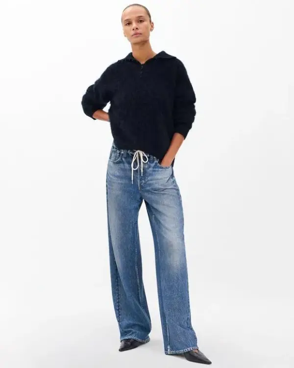 Miramar Drawstring Wide-Leg Pants