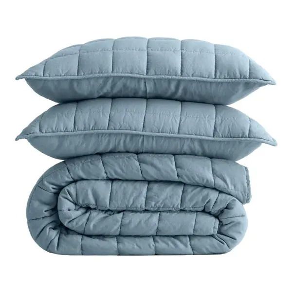 European Linen Box Quilt Set