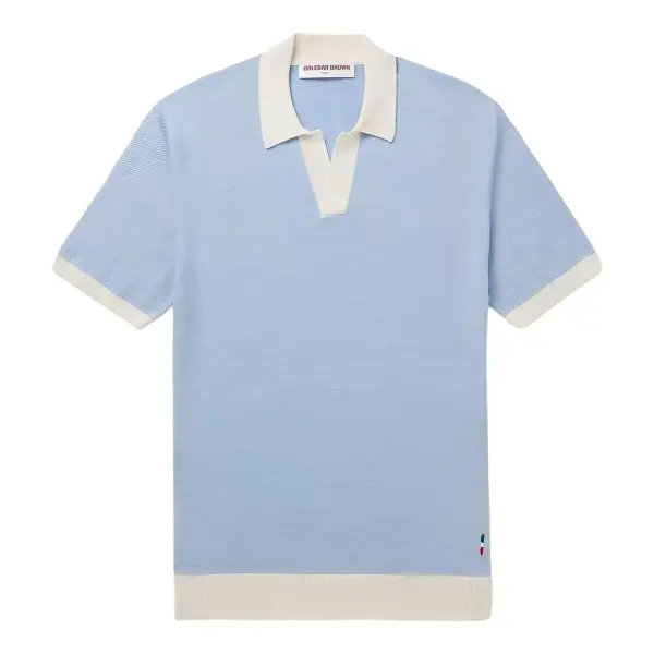 Horton Slim-Fit Merino Wool And Cotton-Blend Polo Shirt