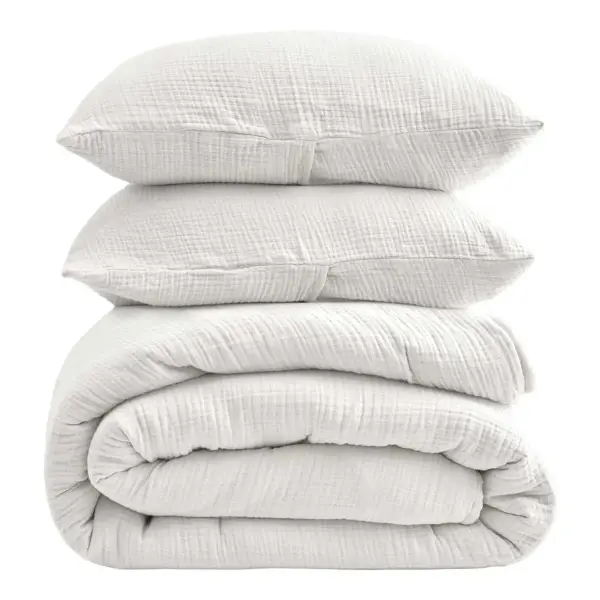 Organic Airy Gauze Box Quilt Set