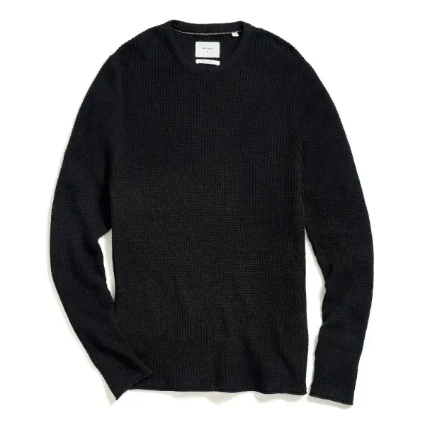 Mini Waffle Crew Long Sleeve