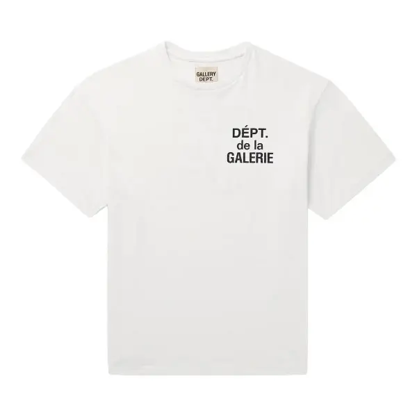 French Logo-Print Cotton-Jersey T-Shirt