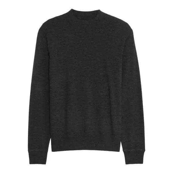 Merino Mock-Neck Sweater