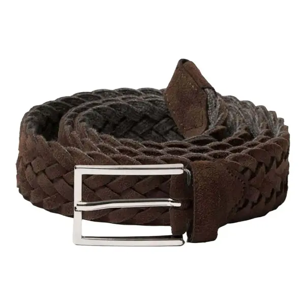Woven Suede Belt