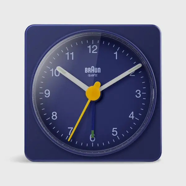 Blue Travel Alarm Clock BC02BL
