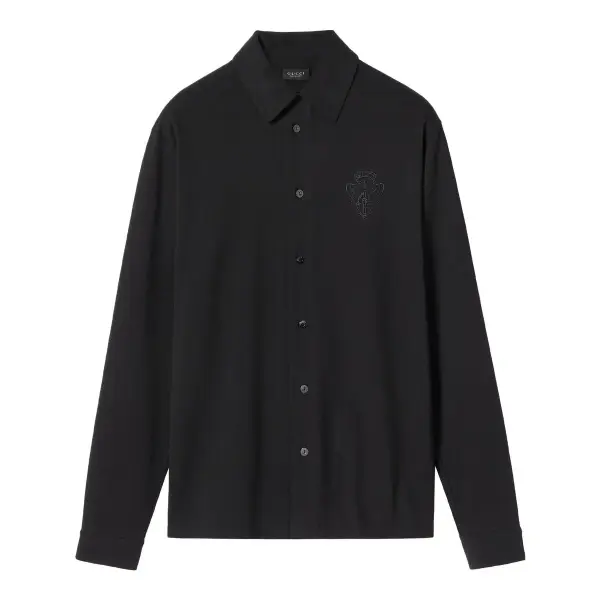 Cotton Piquet Polo Shirt With Embroidery