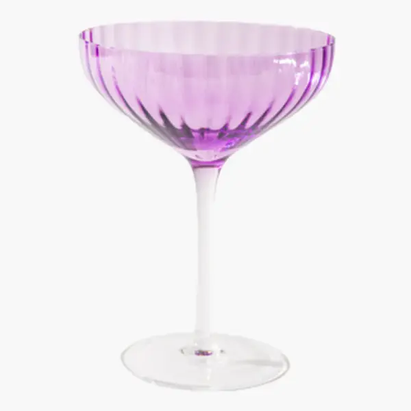 Lavender Coupe Cocktail Glass