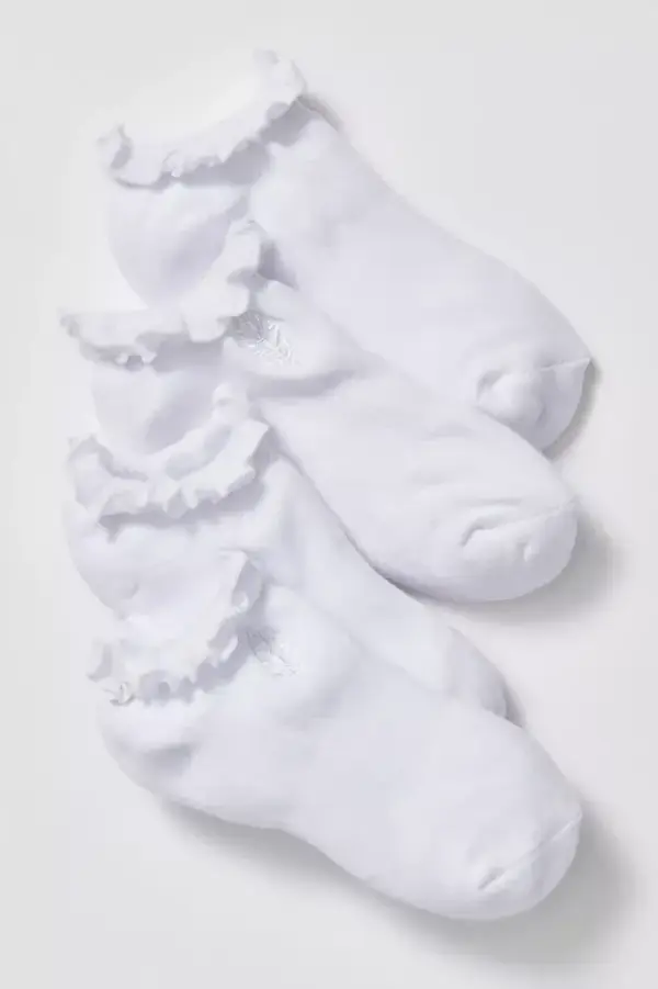 FP Movement Ruffle Sneaker Sock 2-Pack