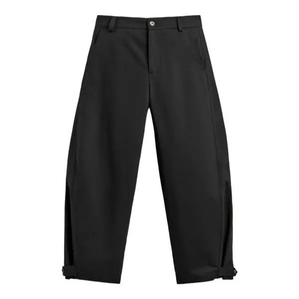 Relaxed Fit Adjustable Hem Pants