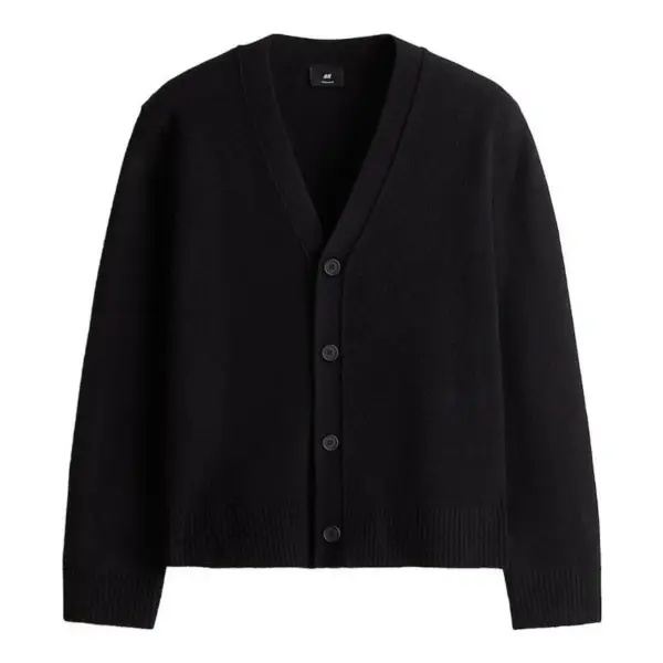 Regular-Fit Brushed Cardigan