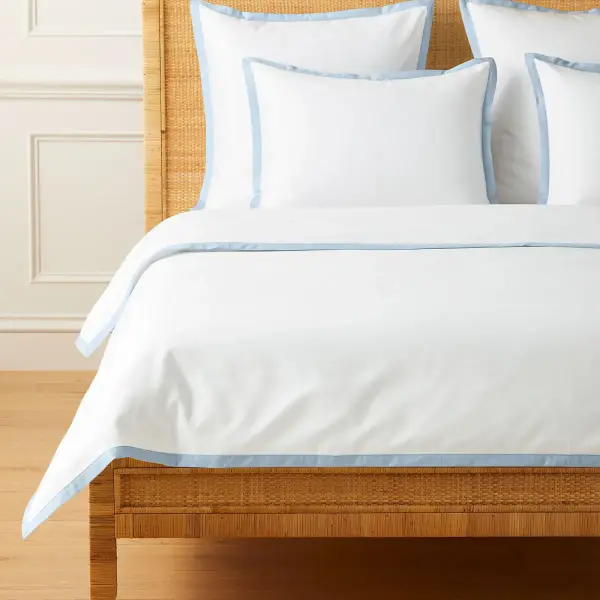 Border Frame Sateen Duvet Cover Full/Queen