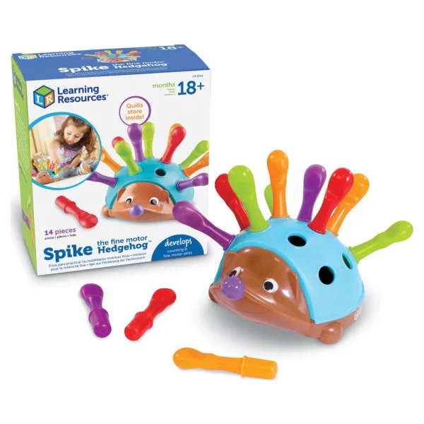 Learning Resources Spike The Fine Motor Hedgehog Sorting Toy Ages 18 Months - Walmart.com