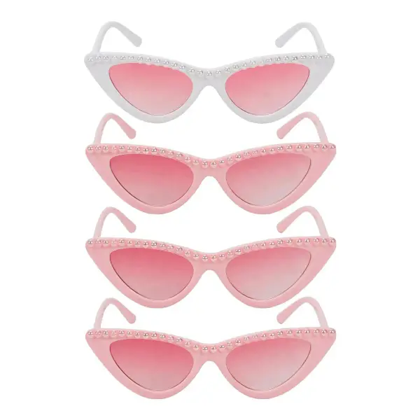 Bride & Babes Bachelorette & Wedding Novelty Glasses (4ct)