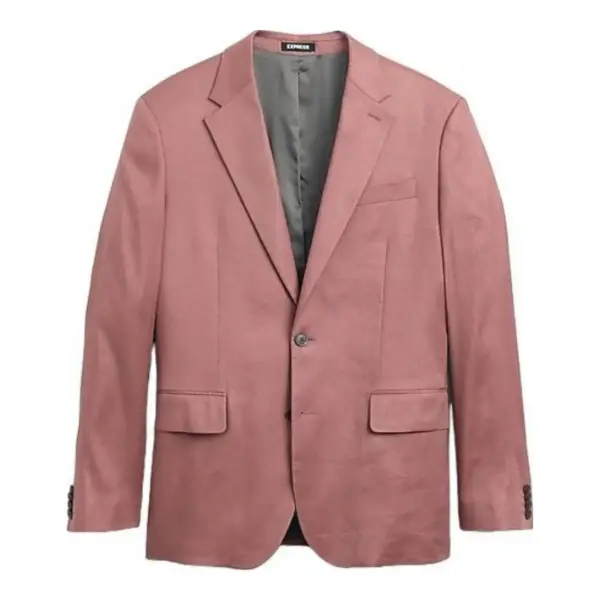 Classic Linen-Blend Suit Jacket