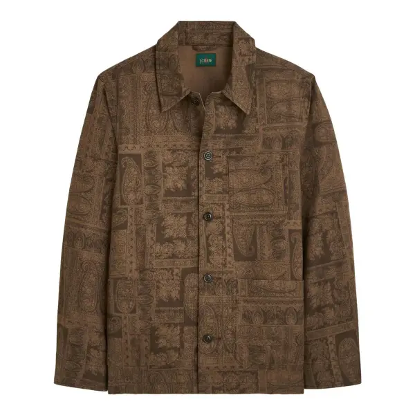 Cotton-Linen Blend Chore Jacket
