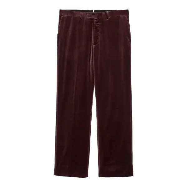Straight Velvet Pant