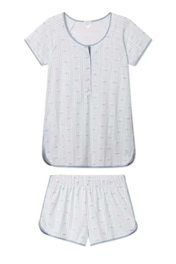 Pima Maternity Shorts Set