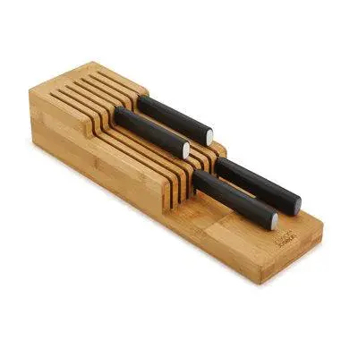 DrawerStore™ Bamboo Compact Knife Organizer