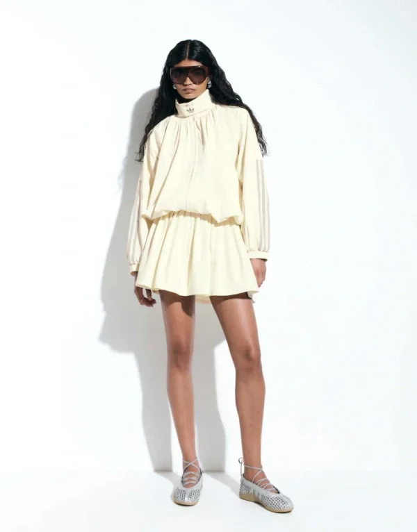 adidas Originals x ASOS pleated skort in buttermilk
