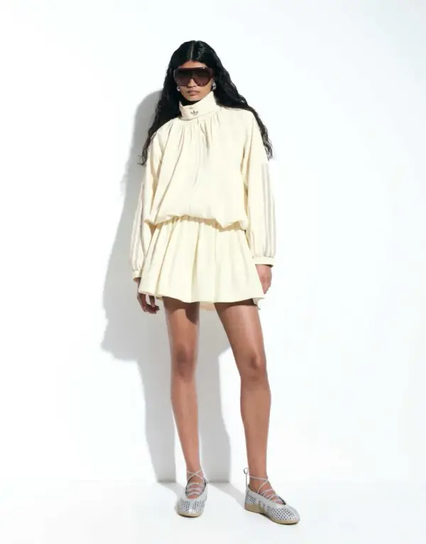 adidas Originals x ASOS pleated skort in buttermilk