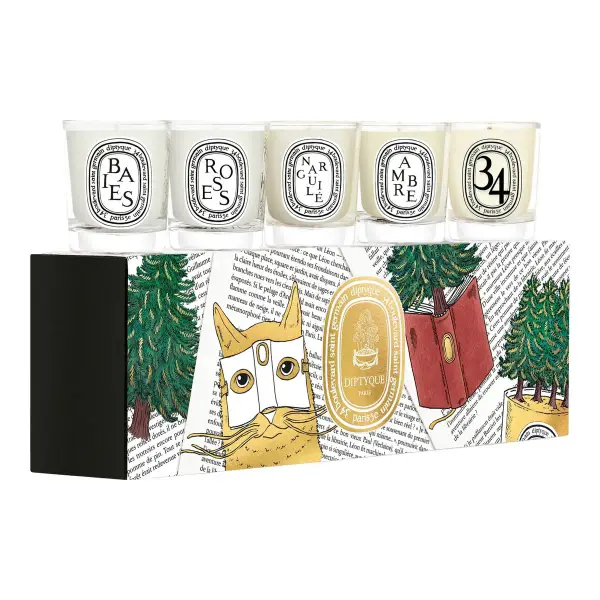 Holiday Edition Set of 5 Miniature Candles