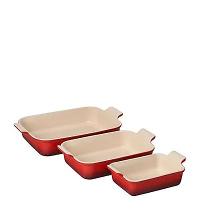 Heritage 3-Piece Rectangular Baking Dish Set