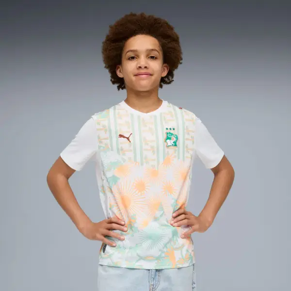 Côte d'Ivoire Away Big Kids' Soccer Jersey