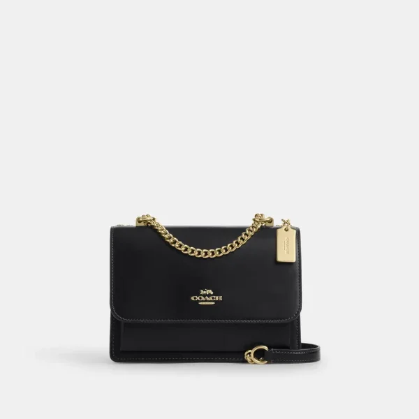 Coach Outlet Klare Crossbody Bag - Women's Purses - Gold/black, Size: Medium