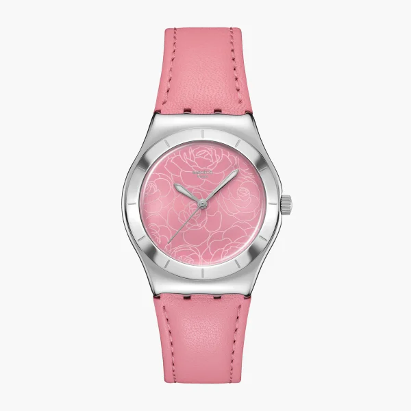 SWATCH PINK PETAL PROMISE - Quartz - Pink - IRONY MEDIUM