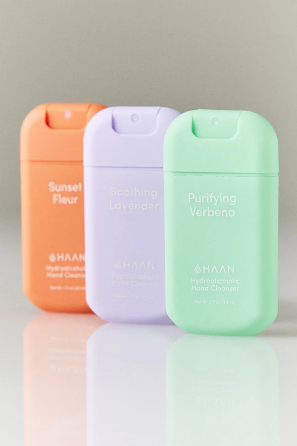 HAAN Hydrating Hand Cleansing Spray Aloe Vera 3 Piece Set