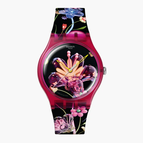 SWATCH DIGI-BLOSSOMING - Quartz - Black - NEW GENT