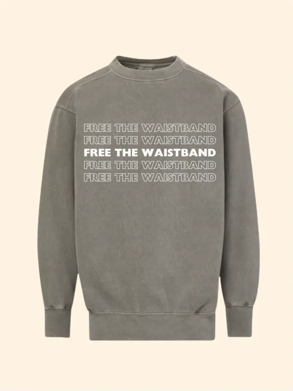 Sidekick Crew - Free The Waistband - Fog Grey