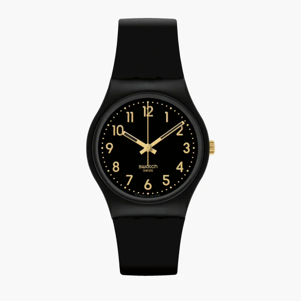 SWATCH GOLDEN TAC - Quartz - Black - GENT BIOSOURCED
