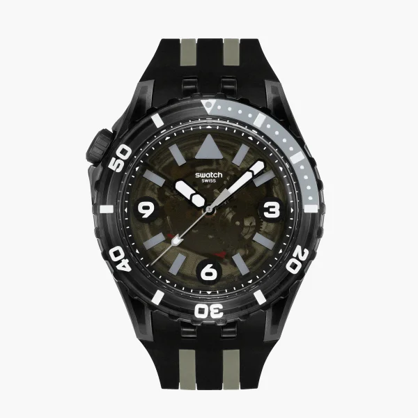 SWATCH BLACK SEA NETTLE - Quartz - Black - SWATCH SCUBAQUA