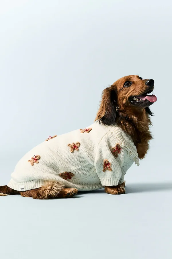 FURB x Anthropologie Icon Applique Pet Sweater