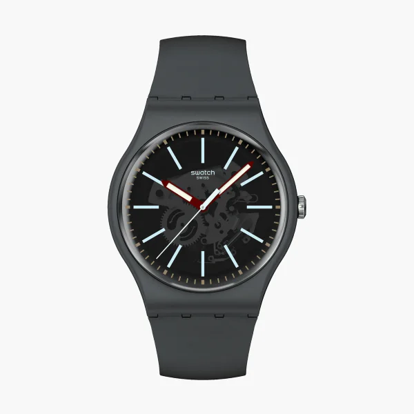 SWATCH COBBLESTONE STREET - Quartz - Grey - NEW GENT BIOSOURCED