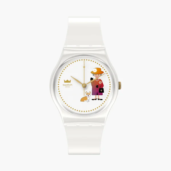 SWATCH HOW MAJESTIC - Quartz - White - GENT