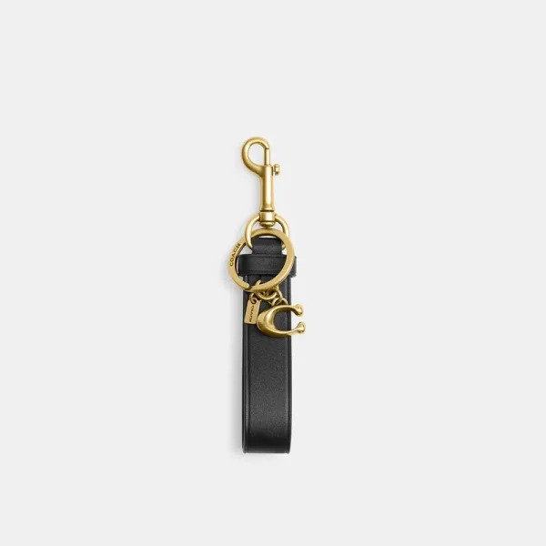Coach Loop Bag Charm - Women's - Brass/black