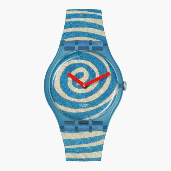 SWATCH BOURGEOIS'S SPIRALS - Quartz - Blue - NEW GENT