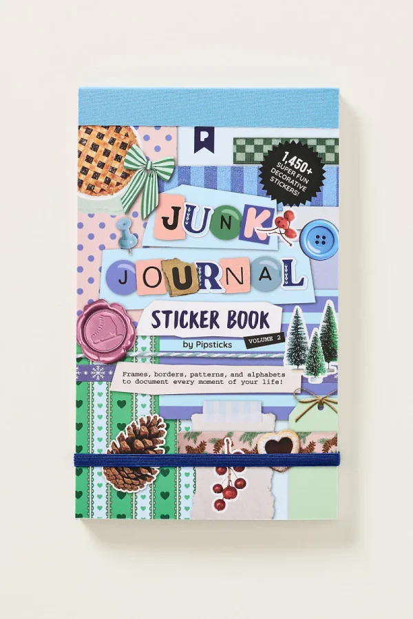 Pipisticks Junk Journaling Sticker Book